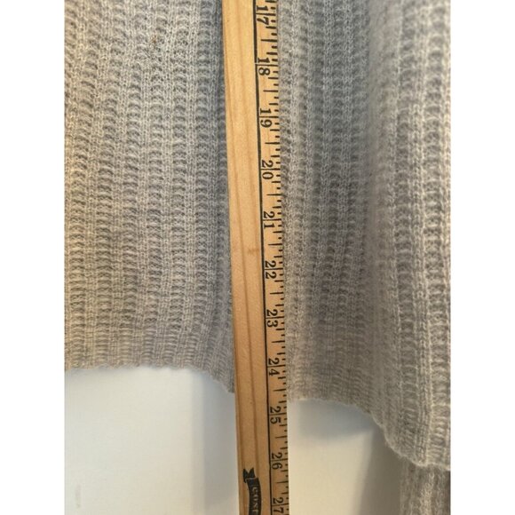 Zadig Voltaire 100% Cashmere Markus Knit Sweater Gray Neutral Luxury Designer S - Picture 2 of 11